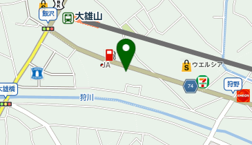 ハローストレージ大雄山の地図画像