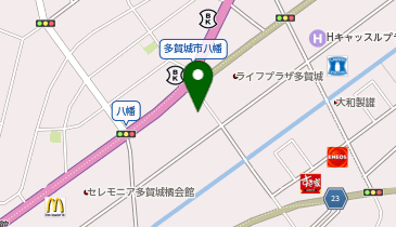 ハローストレージ多賀城町前の地図画像