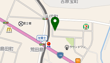 ハローストレージ富士市荒田島の地図画像