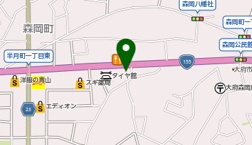 ハローストレージ大府森岡町(旧名:大府)の地図画像