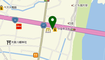 ハローストレージ宮崎大塚町の地図画像