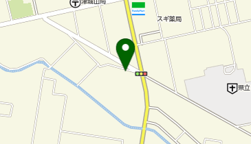 ハローストレージ津市城山の地図画像