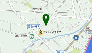 ハローストレージ名東区西山台の地図画像