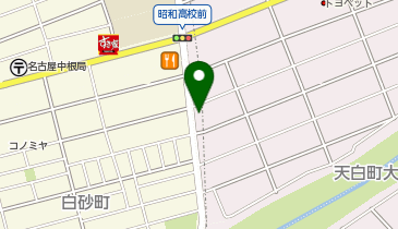 ハローストレージ天白区中砂町の地図画像