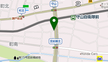ハローストレージ守山自衛隊前の地図画像
