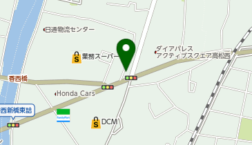 ハローストレージ高松香西東町の地図画像