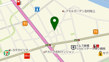 ハローストレージ板橋東坂下の地図画像