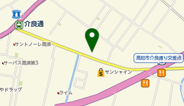 ハローストレージ高知高須の地図画像