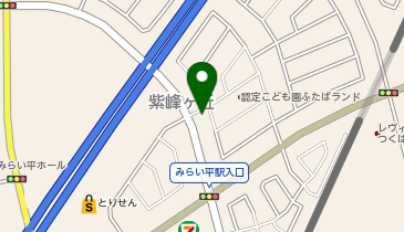 ハローストレージつくばみらい紫峯ケ丘2(旧名:つくばみらい3)の地図画像