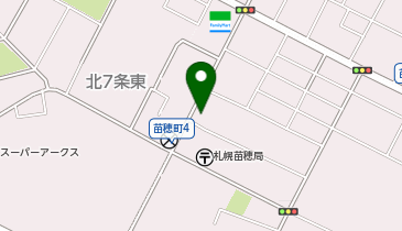 ハローストレージ札幌苗穂町の地図画像