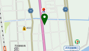 ハローストレージ福岡苅田町の地図画像