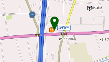 ハローストレージ守山四軒家の地図画像
