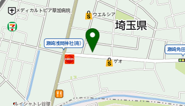 ハローストレージ草加の地図画像