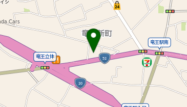 ハローストレージ竜王新町の地図画像
