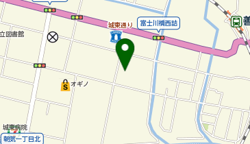 ハローストレージ甲府城東の地図画像