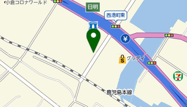 ハローストレージ小倉北区西港町の地図画像