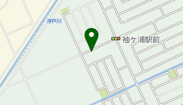 ハローバイクパーキング袖ケ浦駅前(青空)の地図画像