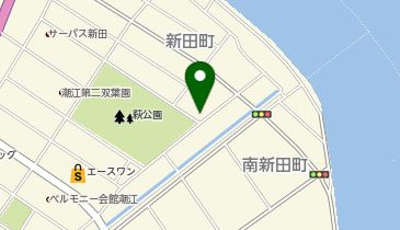 ハローストレージ高知新田町の地図画像