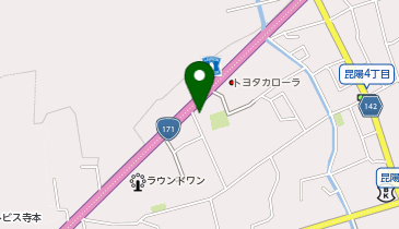 ハローストレージ伊丹昆陽の地図画像