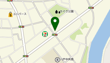 ハローストレージ八戸小中野の地図画像