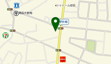 ハローストレージ青森大野片岡の地図画像