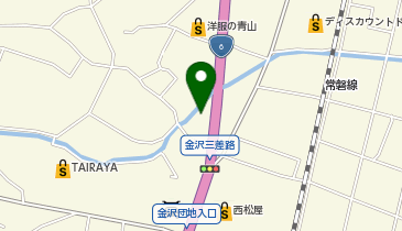 ハローストレージ日立金沢町の地図画像