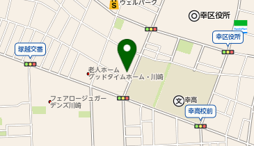 ハローストレージ幸区塚越の地図画像