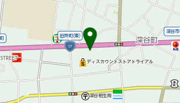 ハローストレージ深谷市役所西の地図画像