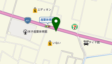 ハローストレージ米子東福原の地図画像