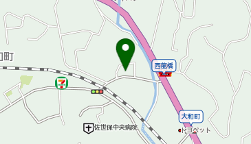 ハローストレージ佐世保大和町の地図画像
