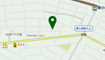 ハローストレージ邑楽郡大泉町2の地図画像