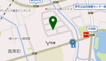 ハローストレージ堺西区鶴田町の地図画像