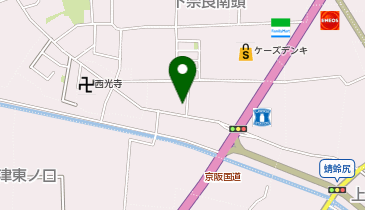 ハローバイクボックス京都八幡1の地図画像