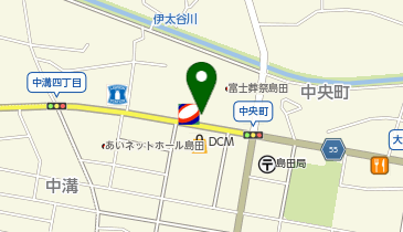 ハローバイクボックス島田市中央の地図画像