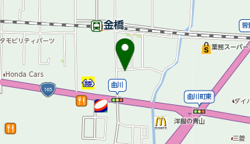 ハローバイクボックス橿原曲川の地図画像
