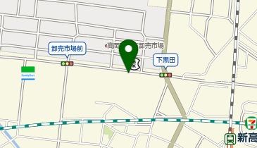 ハローバイクボックス高岡下黒田の地図画像