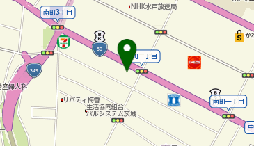 ハローストレージ水戸南町の地図画像