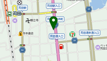 ハローストレージ苅田町京町の地図画像