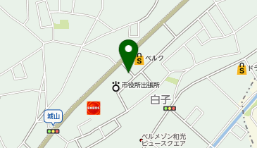 ハローバイクボックス和光白子2(旧名:和光J)の地図画像