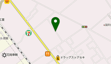 ハローバイクボックス北本深井の地図画像