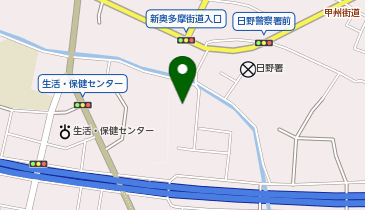 ハローストレージ日野市日野の地図画像