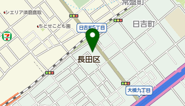 ハローバイクボックス長田日吉町(旧名:神戸長田1)の地図画像