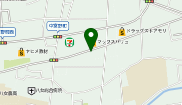 ハローストレージ八女本町の地図画像