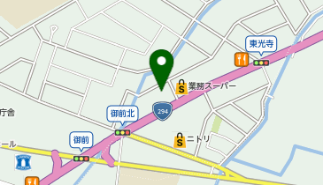 ハローストレージ真岡東光寺の地図画像