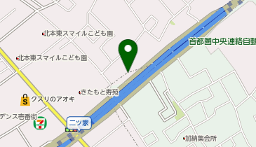 ハローストレージ北本中丸2の地図画像