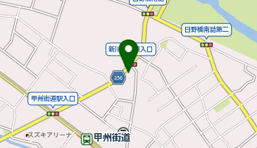 ハローバイクボックス日野・甲州街道の地図画像
