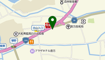 ハローストレージ直方頓野の地図画像