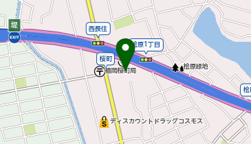 ハローストレージ福岡南区桧原2の地図画像