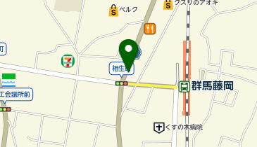 ハローストレージ群馬藤岡駅前の地図画像