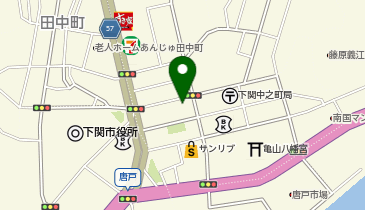 ハローストレージ下関唐戸町の地図画像